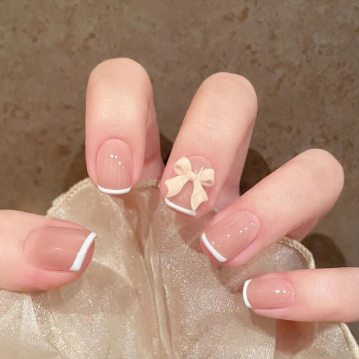 Stylish heart and ombre design artificial nails Kalsten
