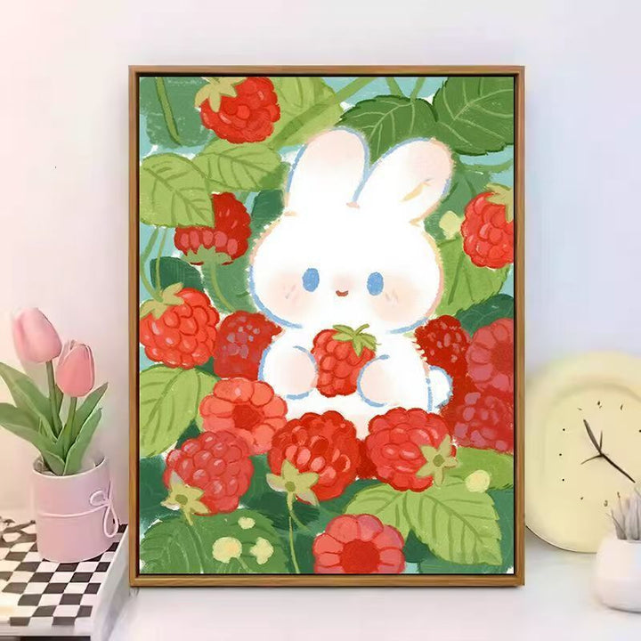 Cute Bunny-Themed Canvas Wall Art Kalsten