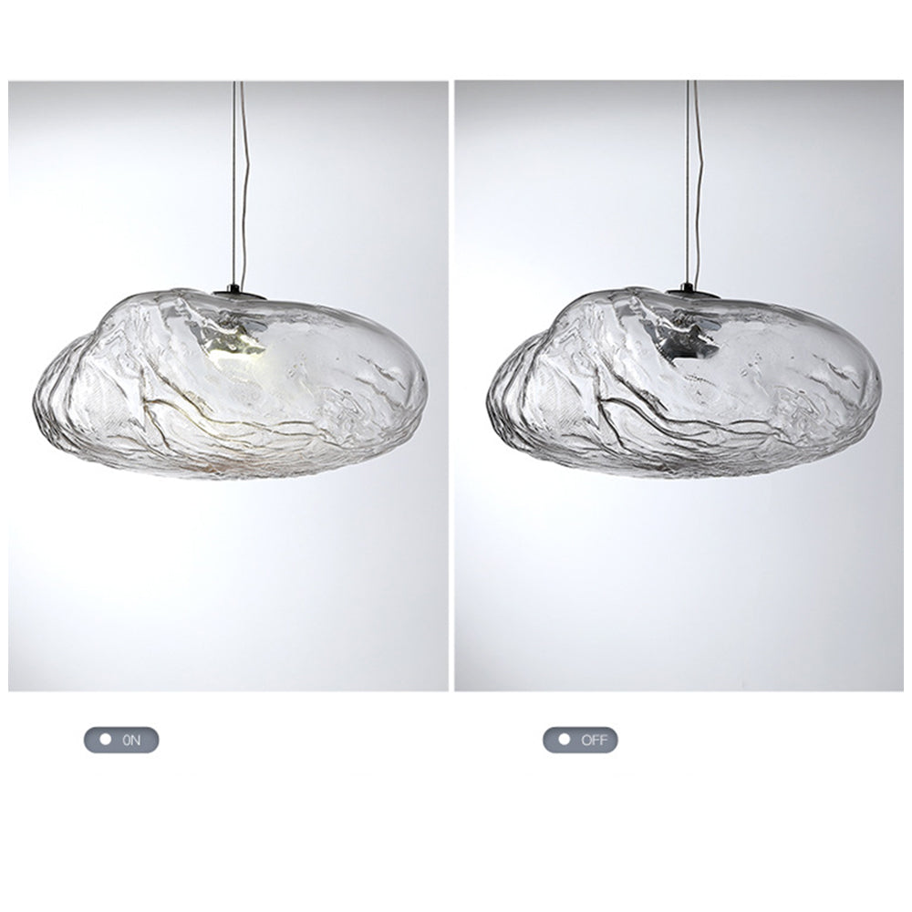 Stylish Glass Cloud Shape Pendant Light Indoor Fixture Decorative Light | Kalsten