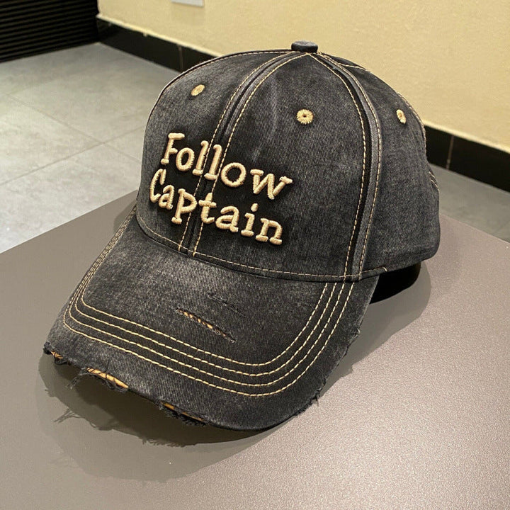 Men's Distressed Vintage Baseball Cap Kalsten