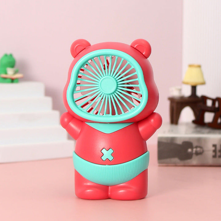 Unisex Portable Mini Fan in playful Bear Design Kalsten