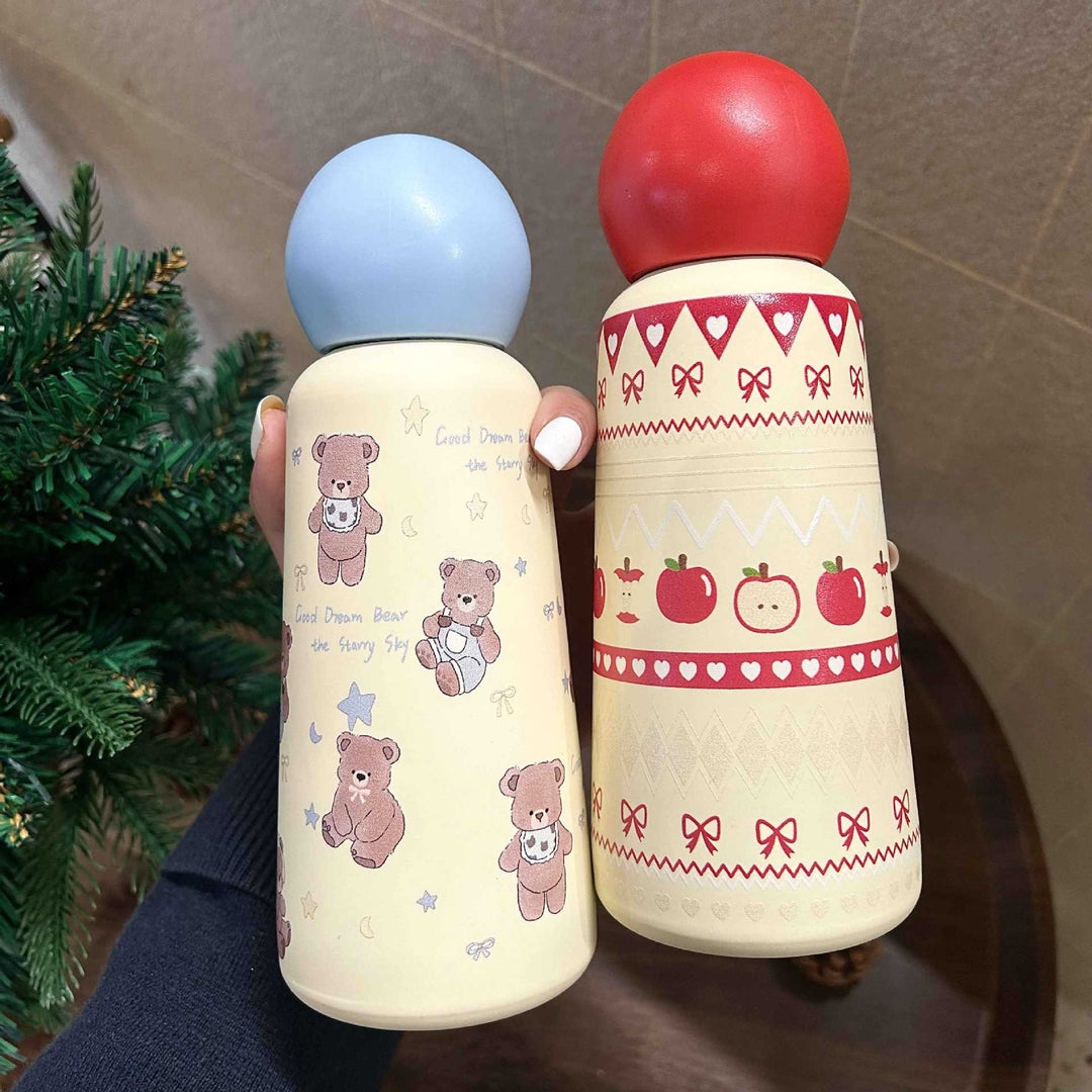 Ladies thermos bottle with playful apple design Kalsten