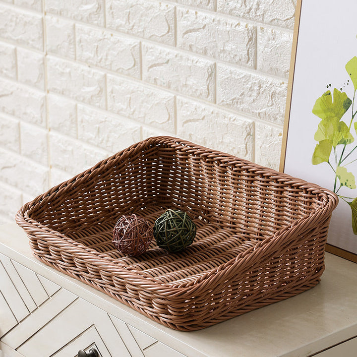 Unisex Portable Storage Box made of Woven Rattan Kalsten