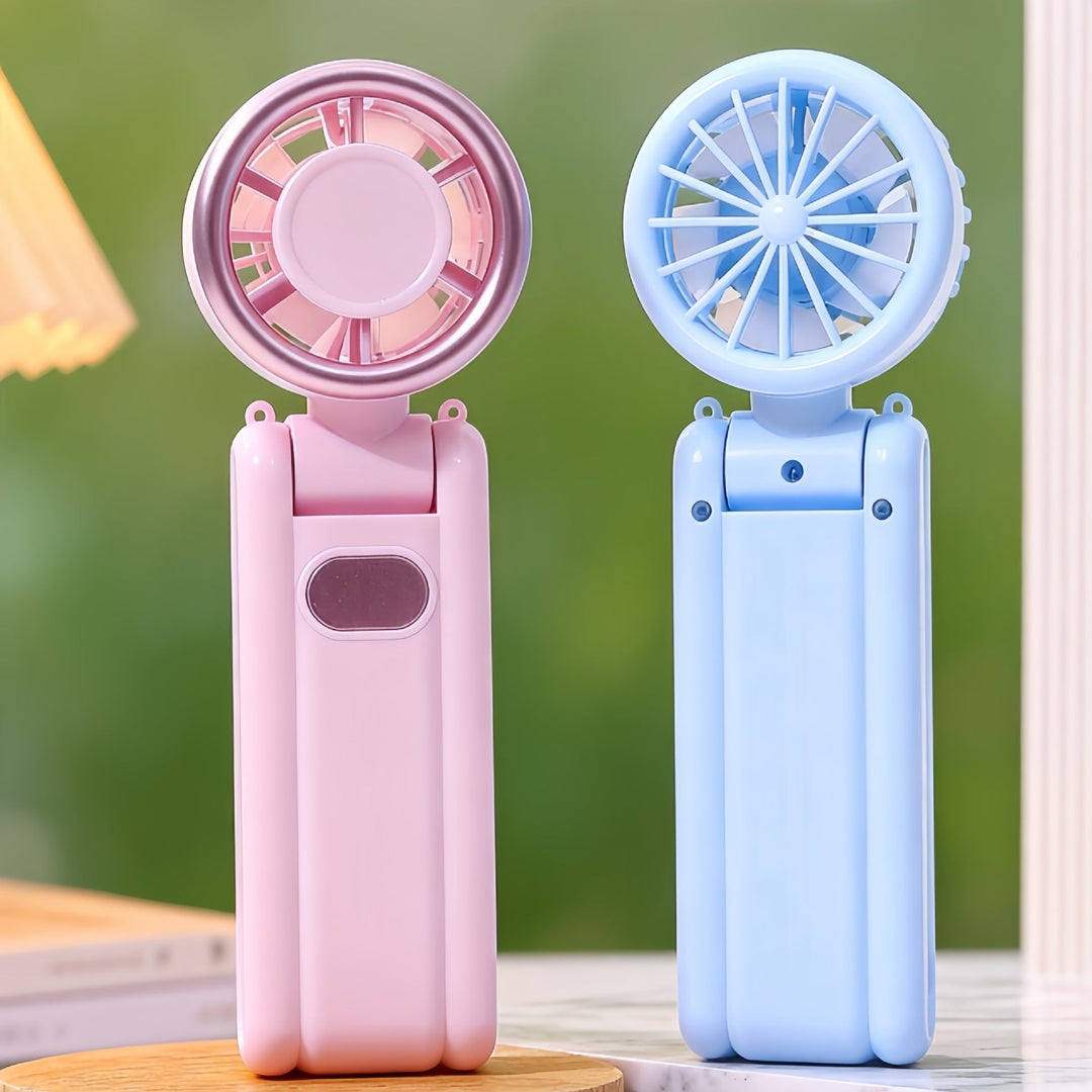 Ladies Portable Hand Fan with USB Charging Function and Ergonomic Design Kalsten
