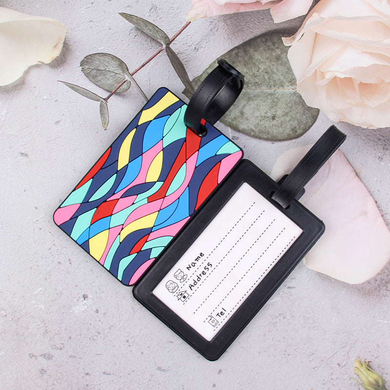 Geometric Pattern Luggage Tag Kalsten