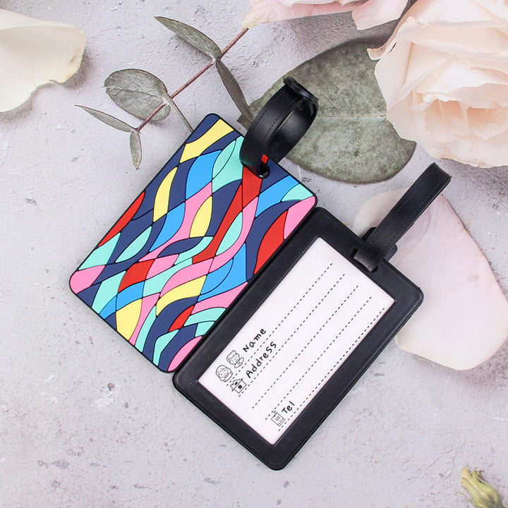 Geometric Pattern Luggage Tag Kalsten