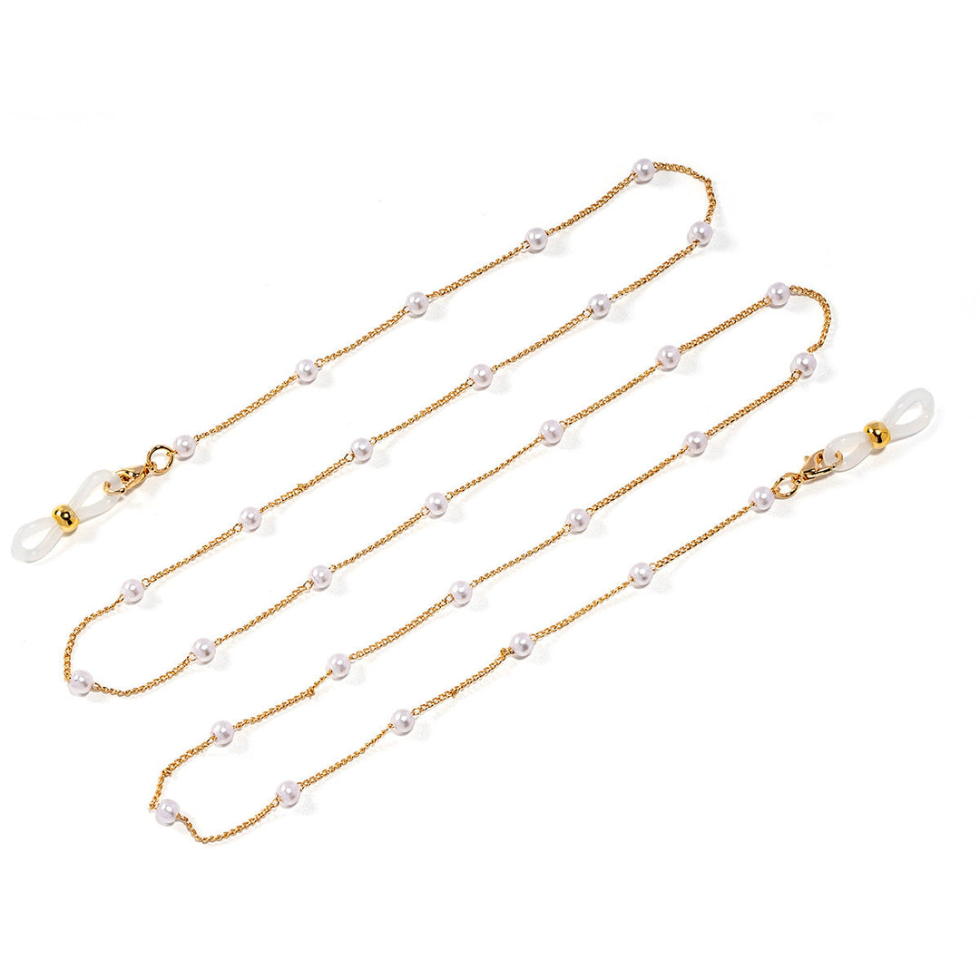 Elegant Pearl Beaded Eyewear Chain Kalsten