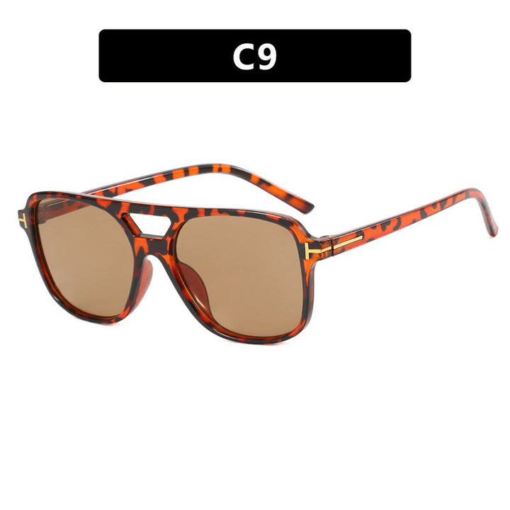 Women trendy square sunglasses with detailed frame Kalsten