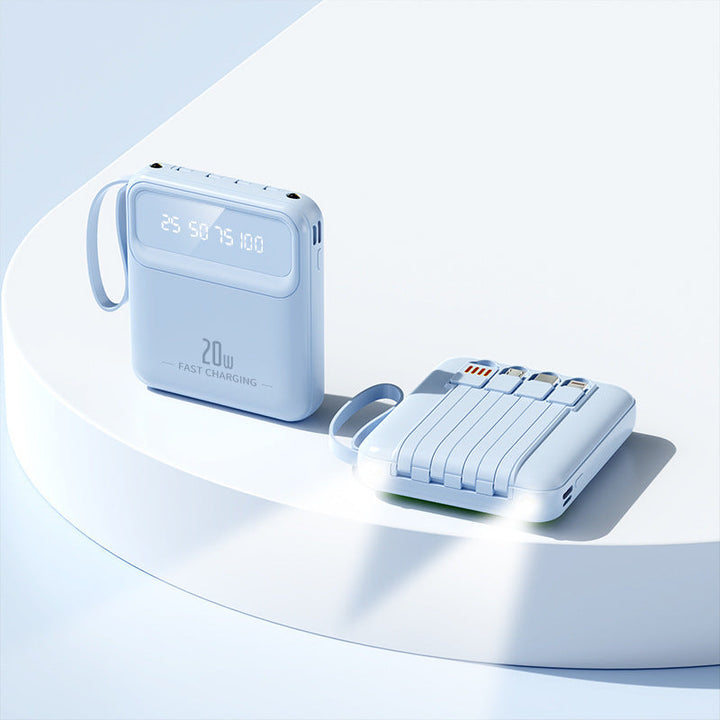 Portable power bank with multifunctional fast charging capability and digital display Kalsten