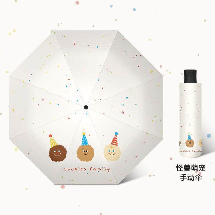 Women Foldable Umbrella with Funny Design Kalsten