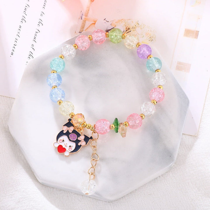Playful bracelet with colorful glass beads Kalsten