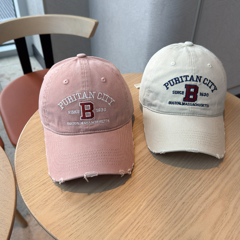 Men's Distressed Cotton Baseball Cap Kalsten 1784270269