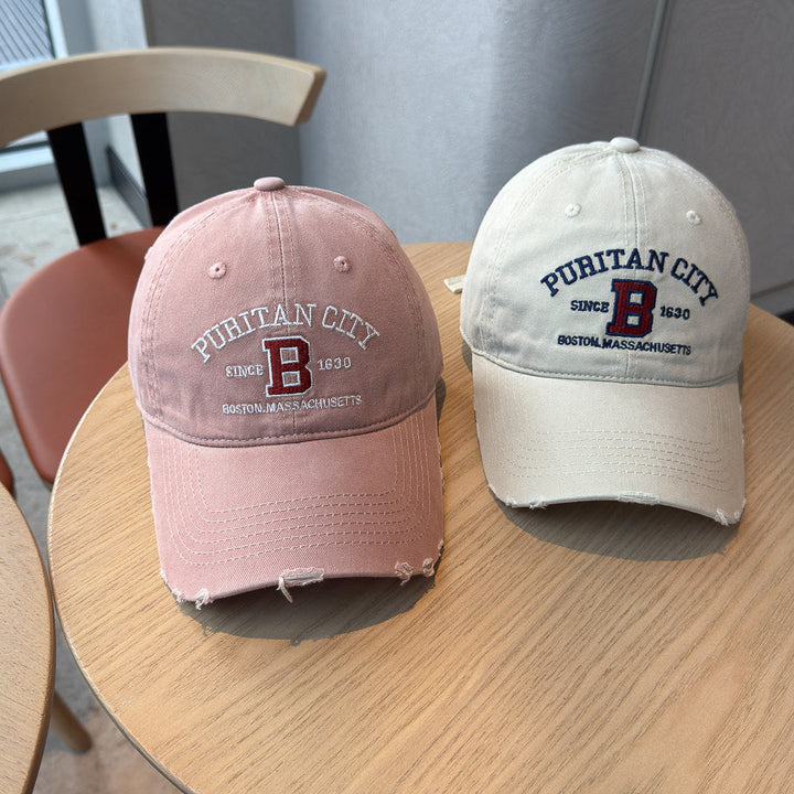 Men's Distressed Cotton Baseball Cap Kalsten 1784270269