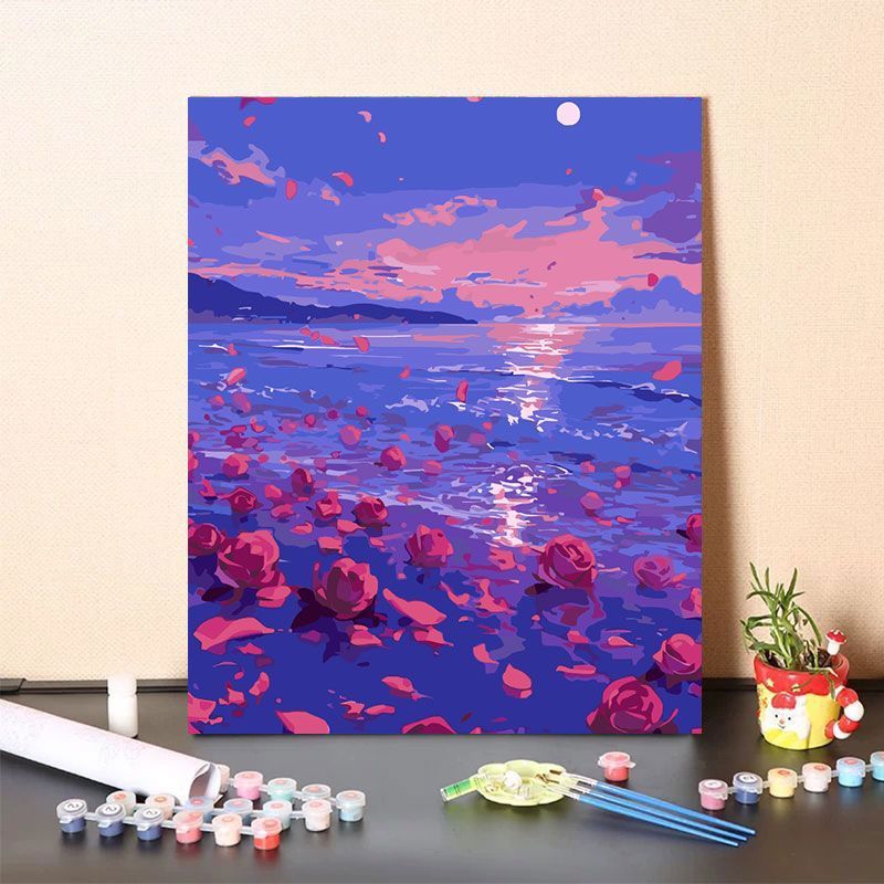DIY Paint-by-Number Art Kit Kalsten