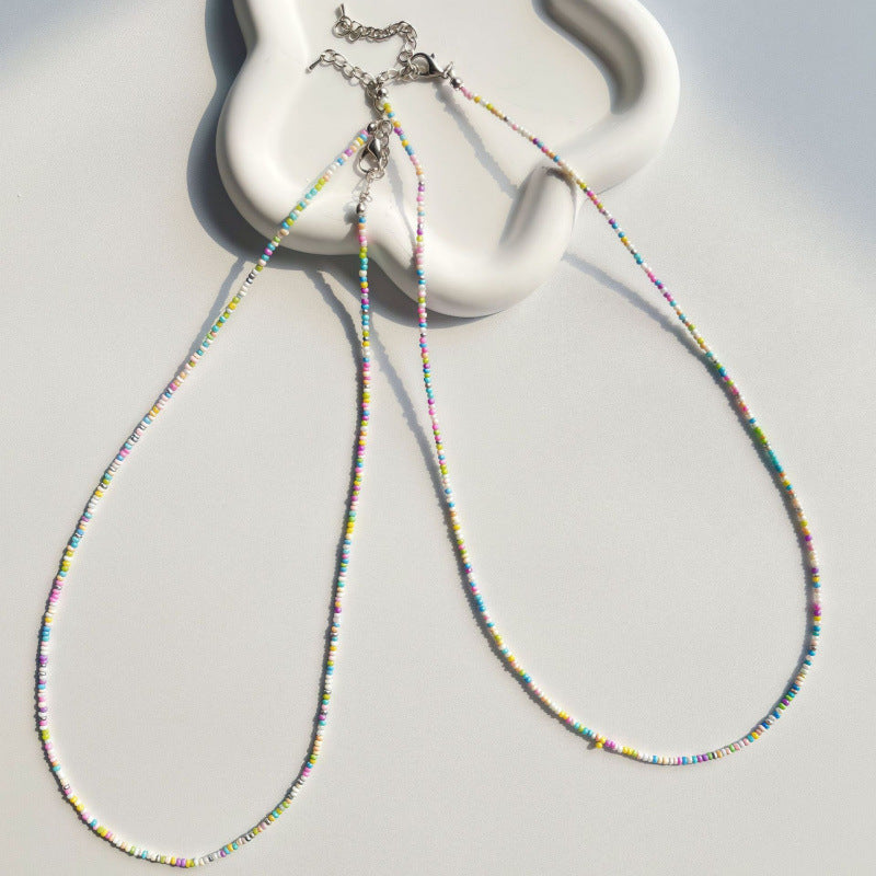 Handcrafted Beaded Choker Necklace Kalsten