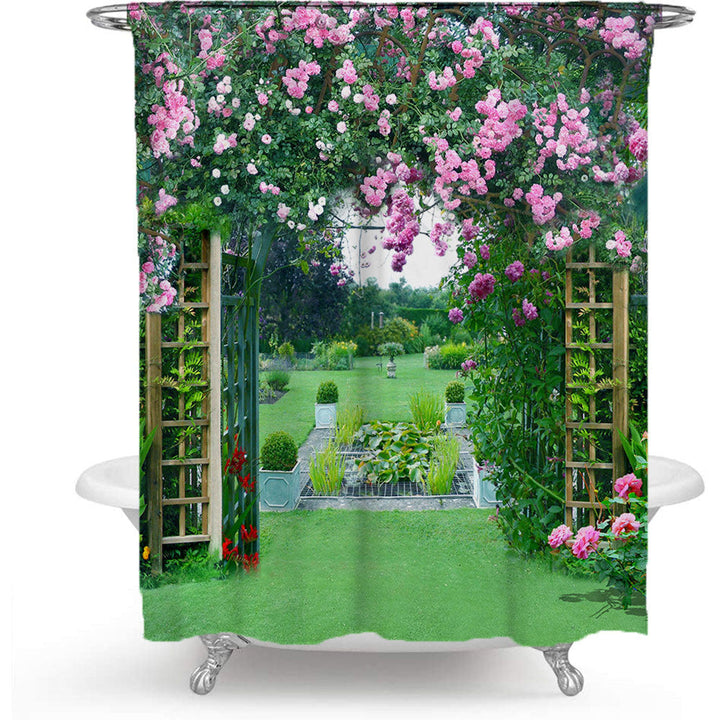 Garden Oasis Shower Curtain Kalsten