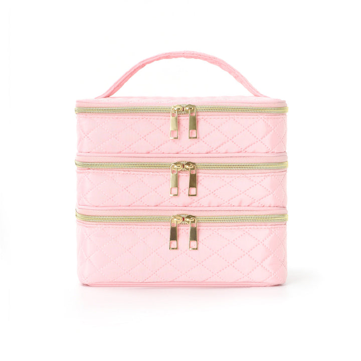 Cosmetic organizer bag with multiple compartments Kalsten