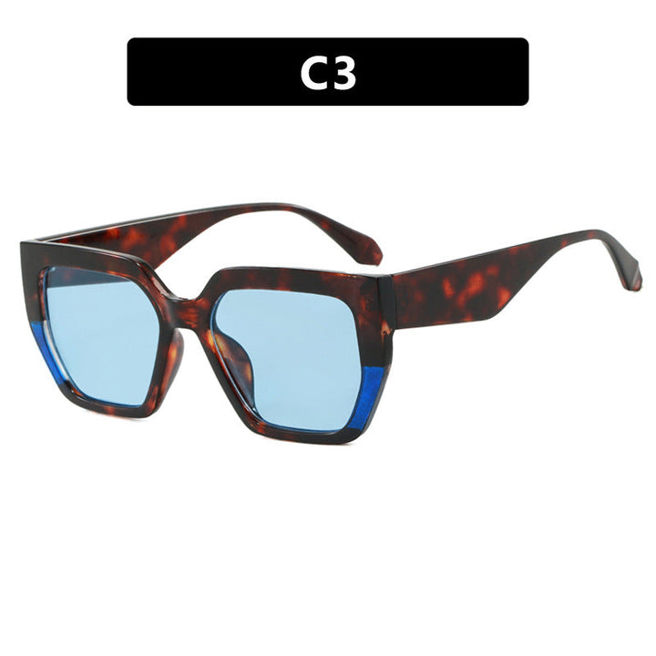 Women's geometric glasses in stylish tortoiseshell pattern Kalsten