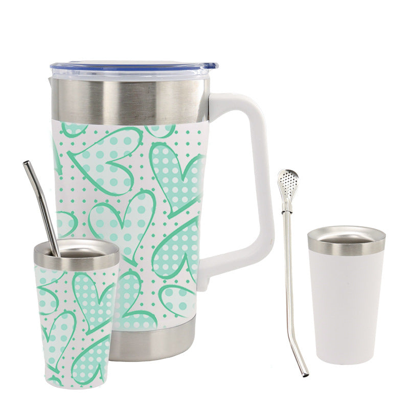 Women's insulated coffee cup with ergonomic handle Kalsten