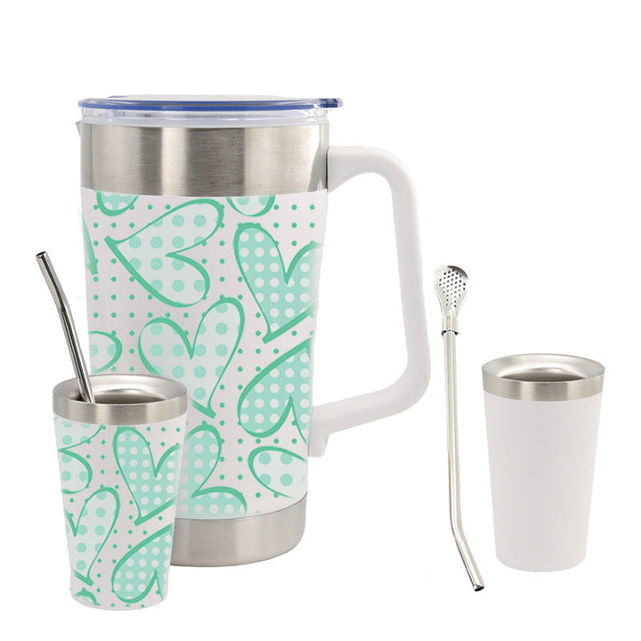 Women's insulated coffee cup with ergonomic handle Kalsten