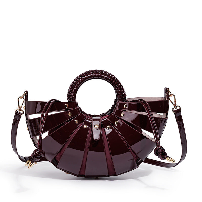 Elegant Fan-Shaped Handbag Acalora