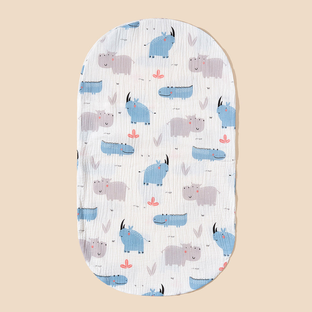 Cotton Muslin Crib Mattress Protector kalsten