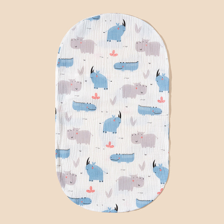 Cotton Muslin Crib Mattress Protector kalsten