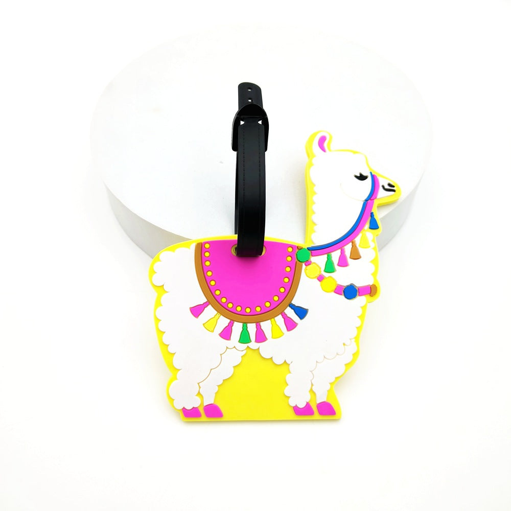 Whimsical Llama Luggage Tag Kalsten