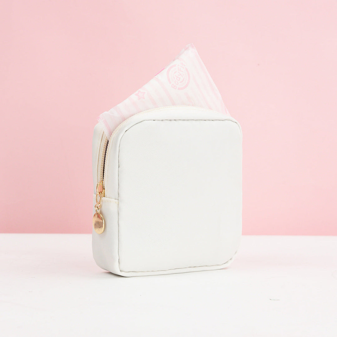 Cosmetic storage bag with fine stripe pattern Kalsten