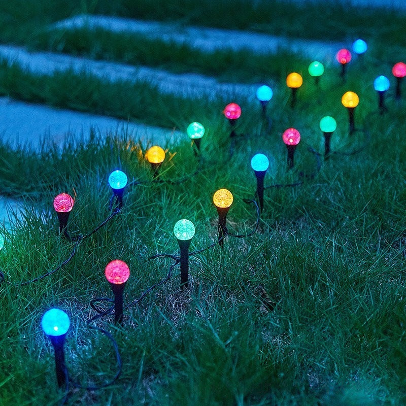 Crescent Moon Solar Garden Stake Lights With Textured Acrylic Diffuser And Warm White LED Kalsten