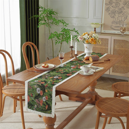 Decorative Floral Table Runner