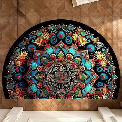 Artistic Round Area Rug Acalora