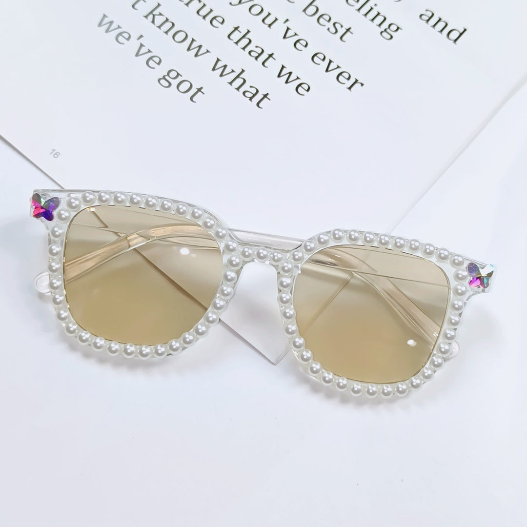 Ladies Glamorous Sunglasses with Pearl Frame Kalsten