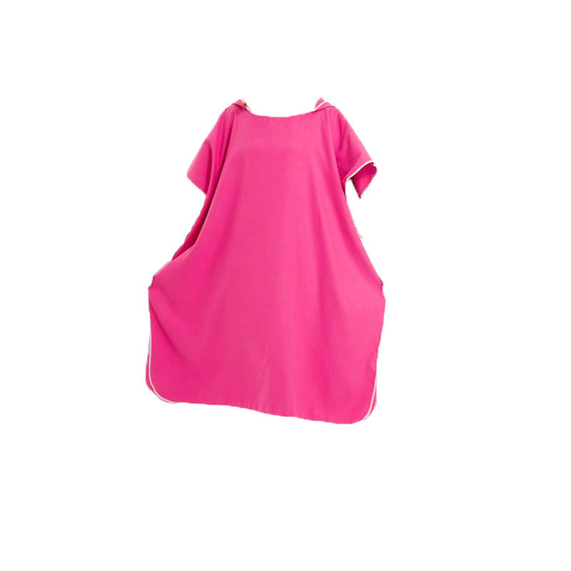Hooded poncho with practical pockets and quick-drying material Kalsten