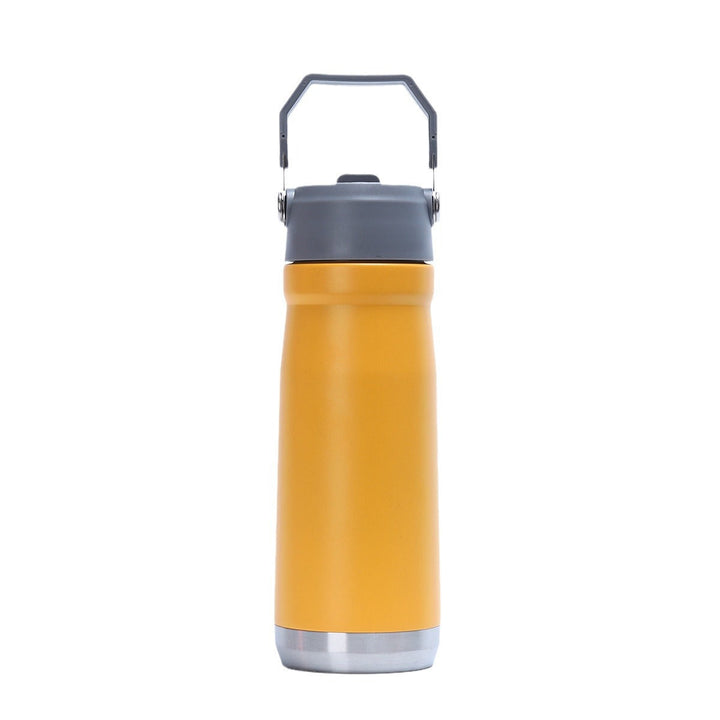 Women's Practical Insulated Drinking Bottle with Foldable Carry Handle Kalsten