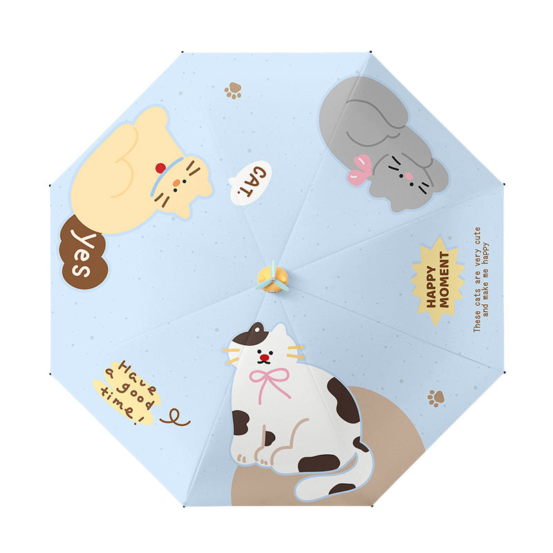 Women's Foldable Umbrella with Cute Animal Design Kalsten