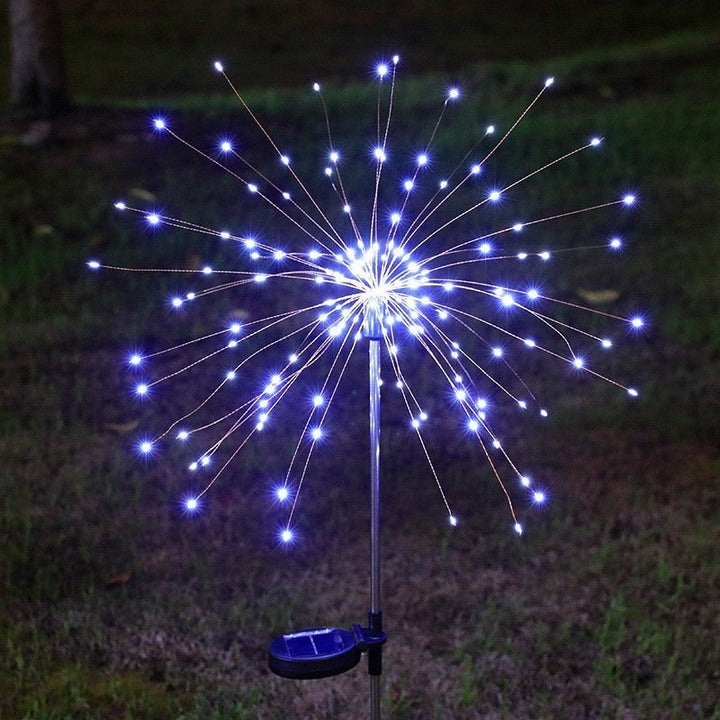 Starburst Solar Garden Stake LED Sparkler Sculpture Kalsten