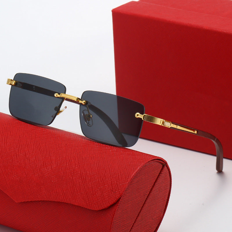 Women's Square Sunglasses with Elegant Metal Accents Kalsten