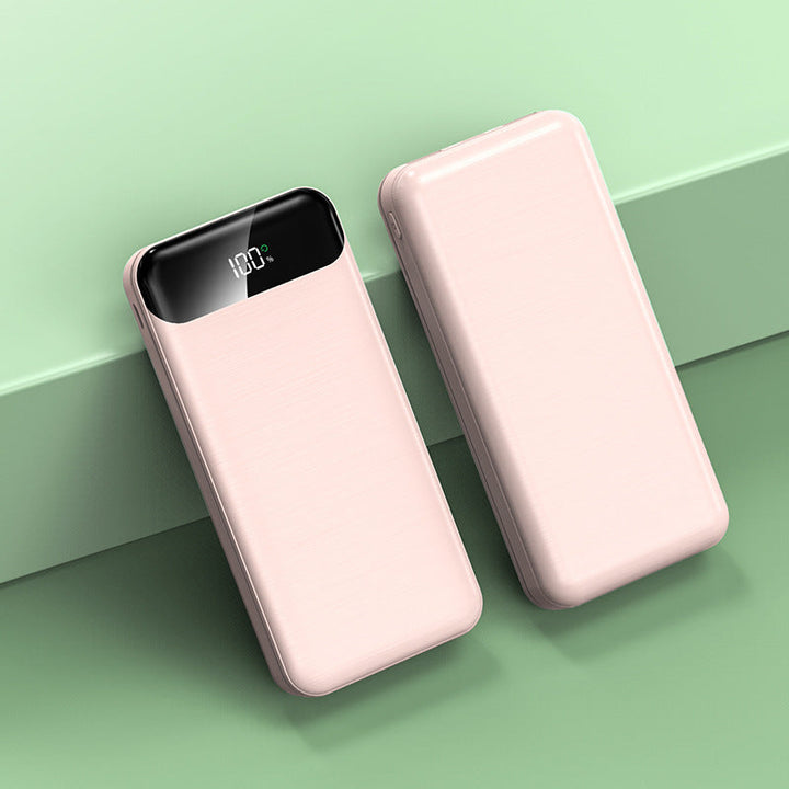 Portable power bank with intelligent LED display and fast charging Kalsten