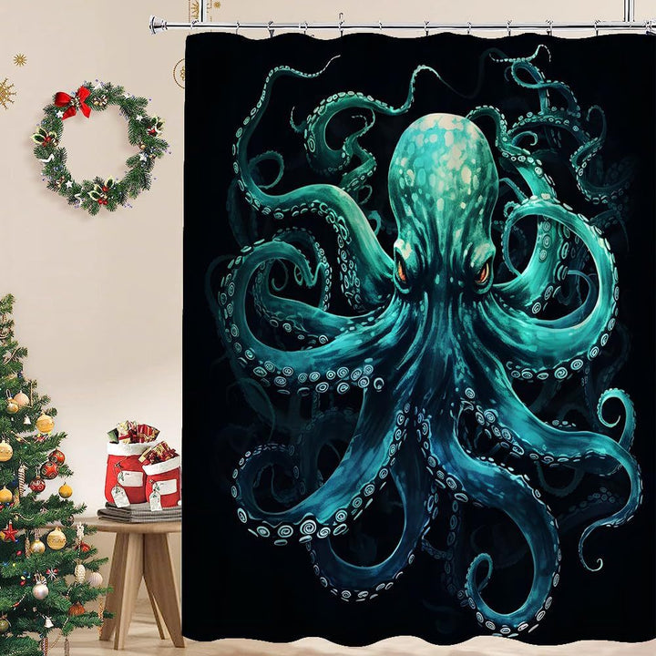 Ocean-Themed Art Shower Curtain Kalsten
