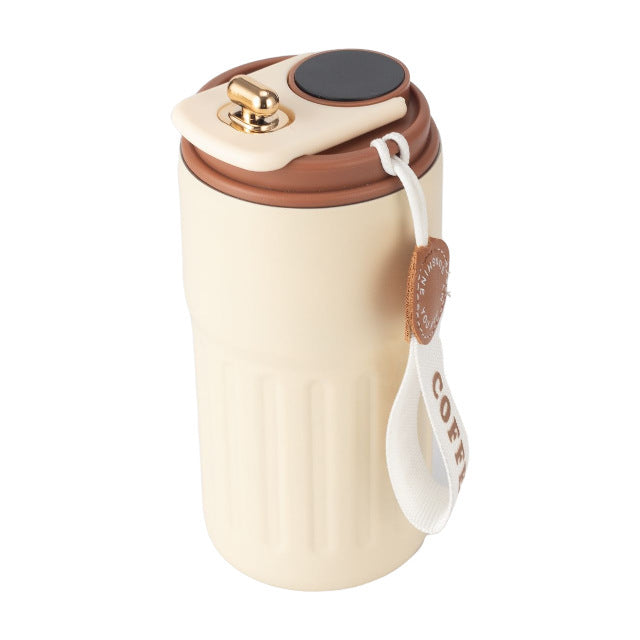 Ladies insulated coffee mug with practical grip loop Kalsten