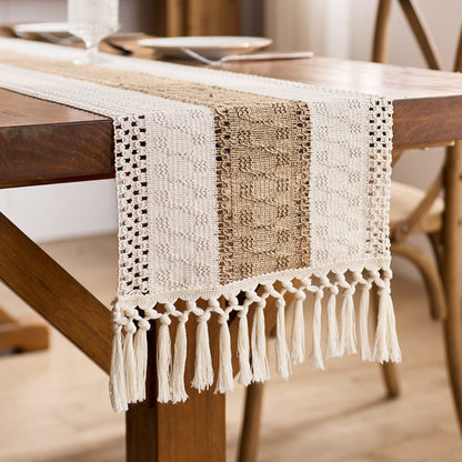 Elegant Macramé Table Runner