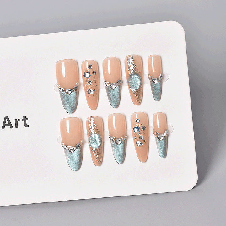 Premium Decorative Press-On Nail Extensions Kalsten
