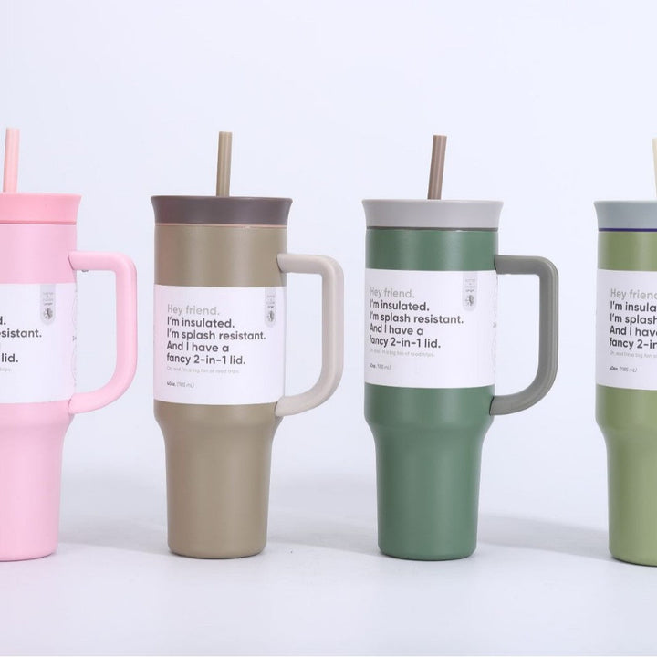 Women's insulated mug with 2-in-1 lid Kalsten