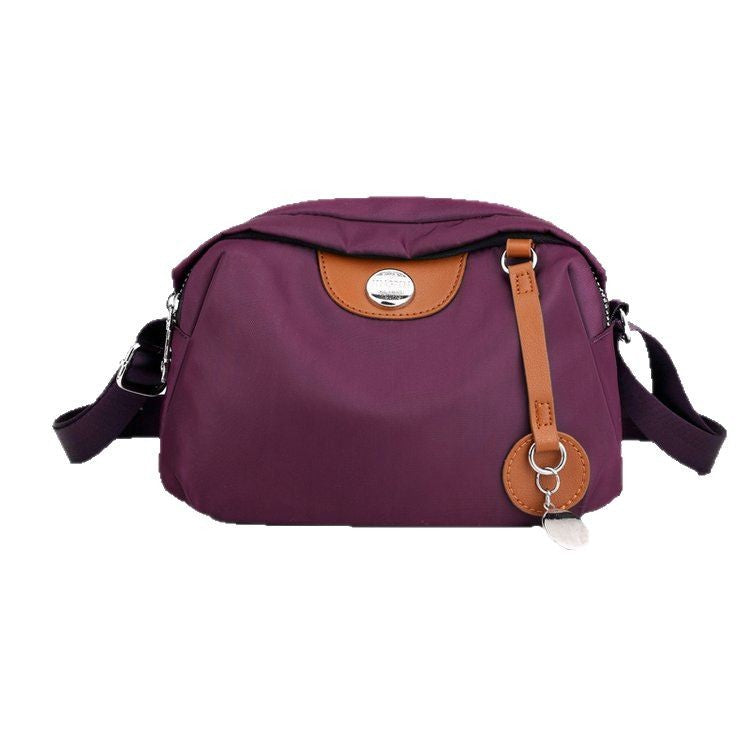 Shoulder bag with adjustable shoulder strap and clear compartment system Kalsten