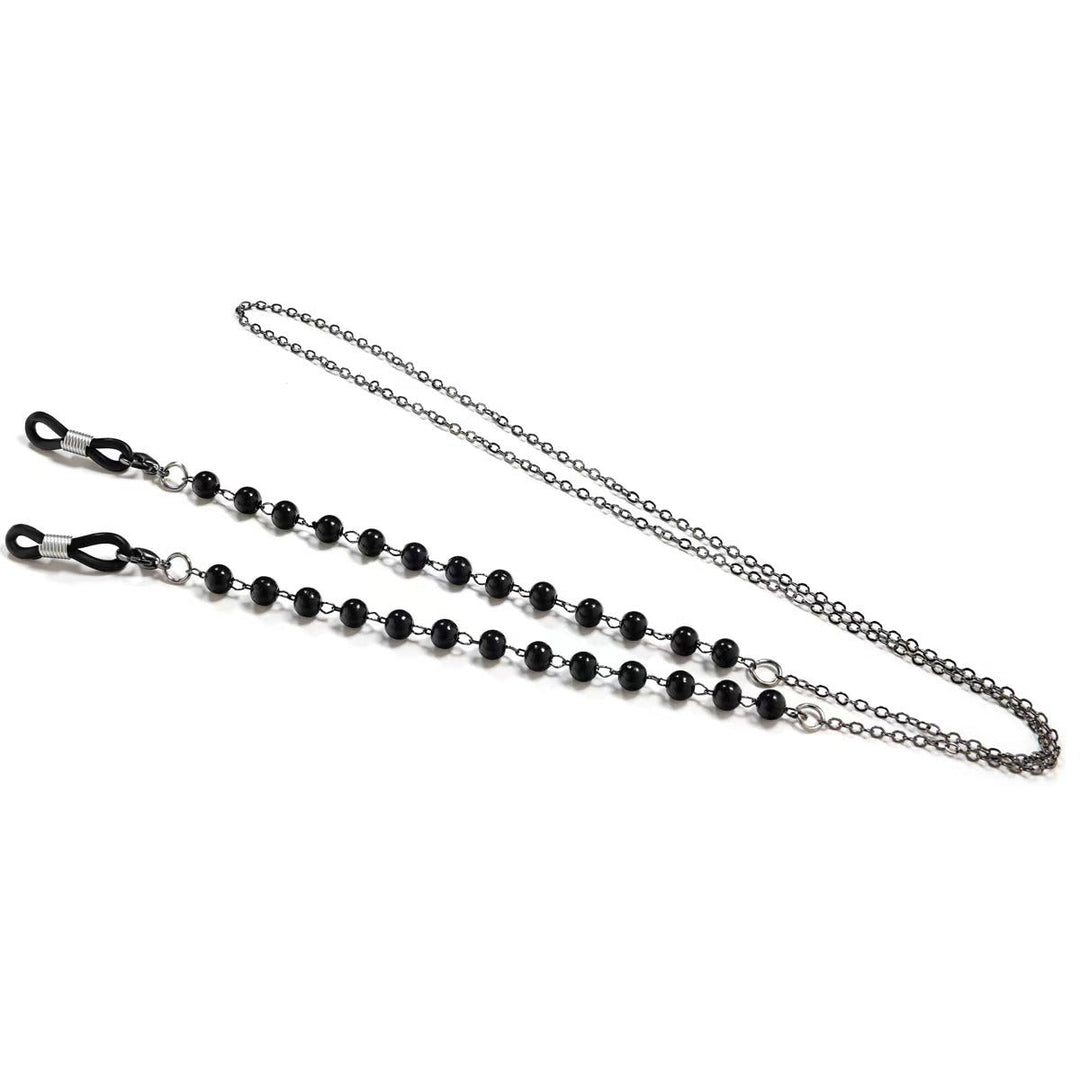 Elegant Pearl-Embellished Eyewear Chain Kalsten