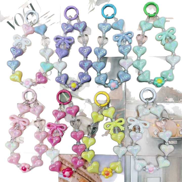 Decorative Heart-Shaped Keychain kalsten