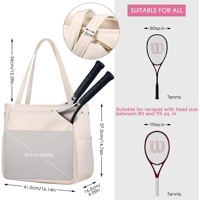 Sporty tennis bag with specialized compartments for rackets and accessories Kalsten