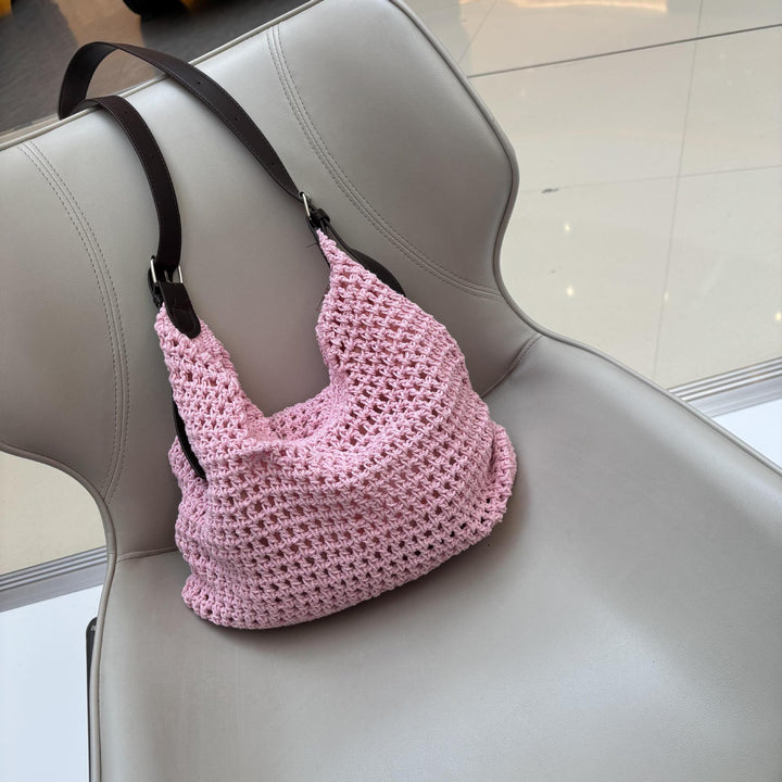 Hand-knotted strap bag Kalsten