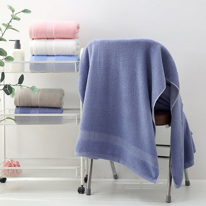 Luxurious Terry Bath Towel With Stylish Border Kalsten
